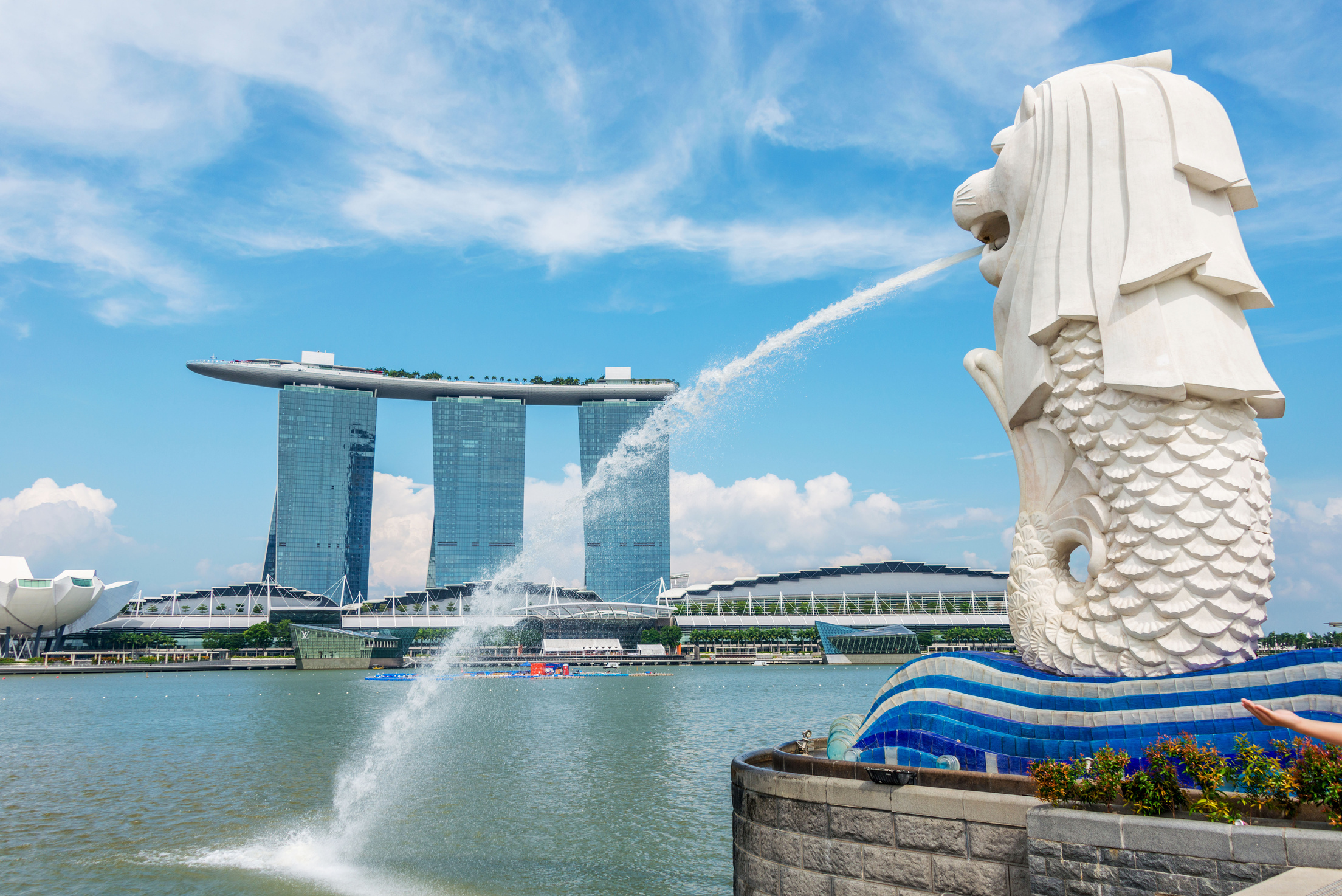 View of Singapore during Bright Day