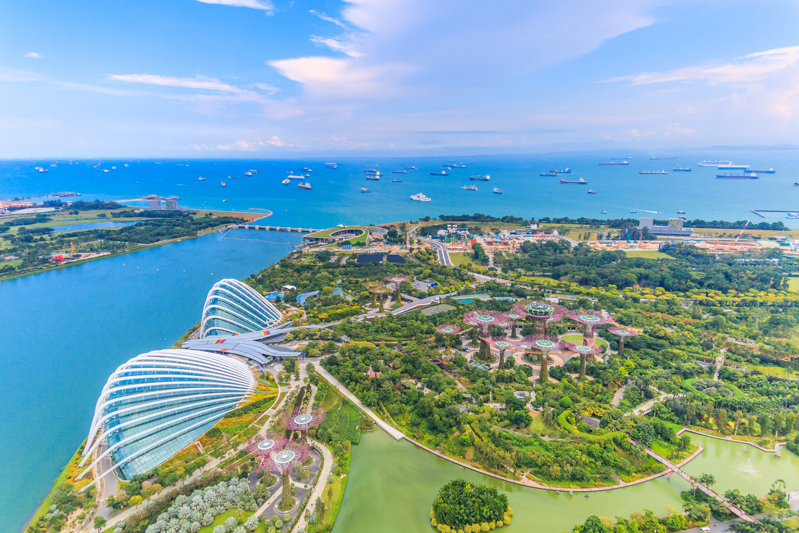 Cityscape of Singapore city