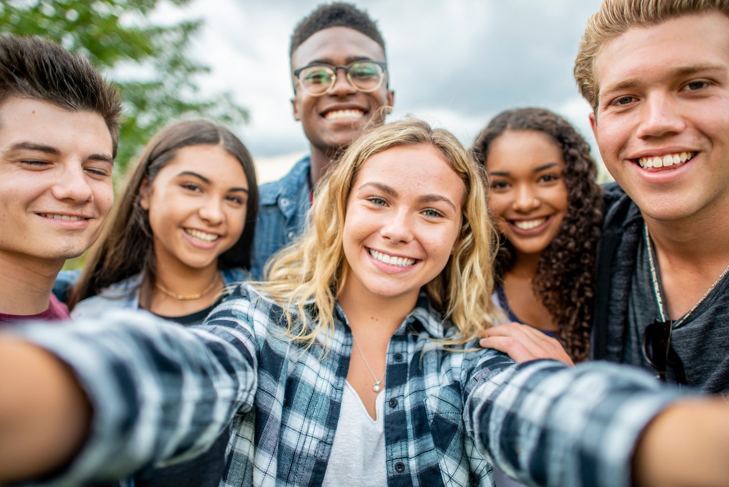 Smiling Teens